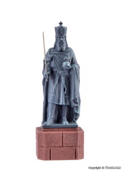 Karl den Store. 4,3 cm høj statue. Vollmer 48288.