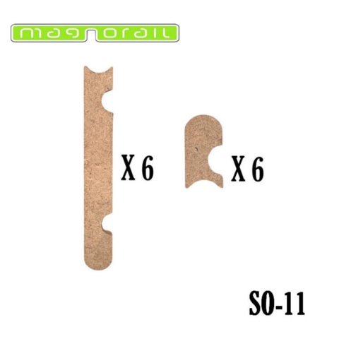 Sporstøtte. 60 cm lige.